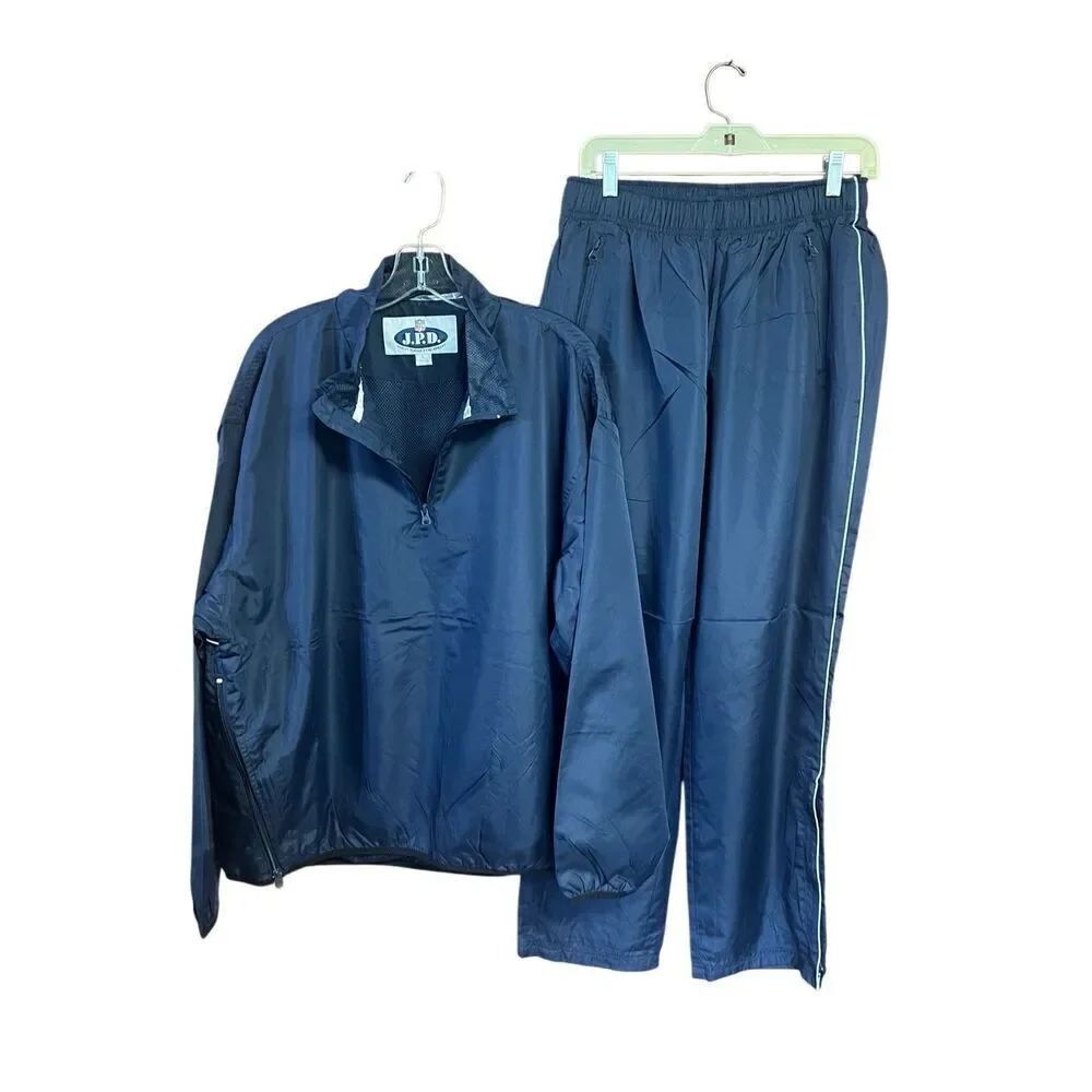 NFL Men’s Windbreaker Athletic Set Navy  Sz L 34/36 NWOT **